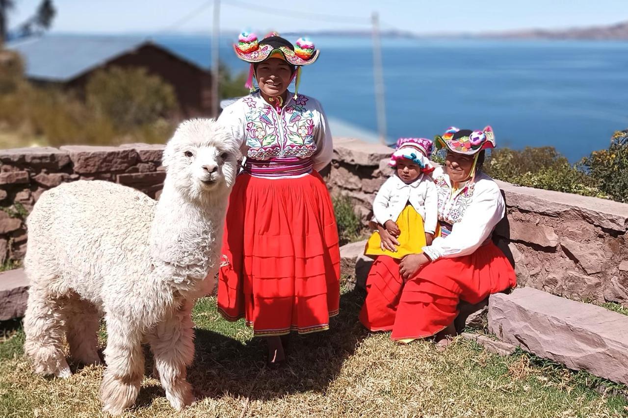 Hospedaje Rural La Florida En Llachon, Titicaca Пуно Экстерьер фото