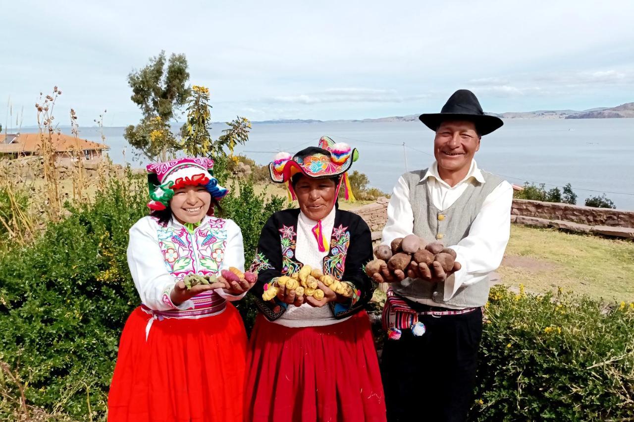 Hospedaje Rural La Florida En Llachon, Titicaca Пуно Экстерьер фото